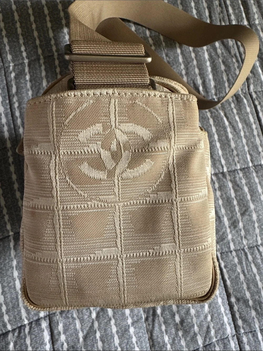Vintage Chanel new travel line nylon